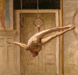 Ginasta nas argolas n.º 2, 1912