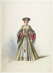 Btv1b84558104 20 - Saint-Saëns - Henrique VIII - Maquetas de trajes - Lacoste - 20º Traje