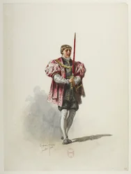 Btv1b84558104 31 - Saint-Saëns - Henrique VIII - Maquetas de fatos - Lacoste - 31º Fato