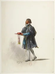Btv1b84558104 34 - Saint-Saëns - Henrique VIII - Maquetas de fatos - Lacoste - 34. Traje