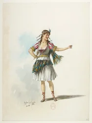 Btv1b84558104 41 - Saint-Saëns - Henrique VIII - Maquetas de fatos - Lacoste - 41. Traje