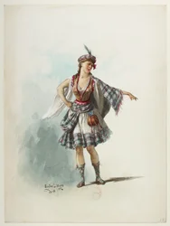 Btv1b84558104 43 - Saint-Saëns - Henrique VIII - Maquetas de fatos - Lacoste - 43. Traje