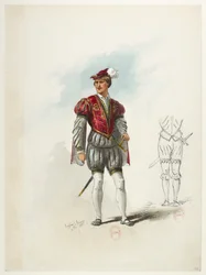 Btv1b84558104 66 - Saint-Saëns - Henrique VIII - Maquetas de trajes - Lacoste - 64º Traje