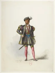 Btv1b84558104 68 - Saint-Saëns - Henrique VIII - Maquetas de trajes - Lacoste - 66º Traje