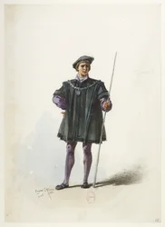 Btv1b84558104 70 - Saint-Saëns - Henrique VIII - Maquetas de trajes - Lacoste - 68º Traje