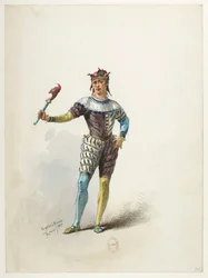 Saint-Saëns - Henrique VIII - Modelos de fantasias - Lacoste - 71. O tolo do rei
