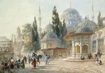 A Mesquita Sehzade em Constantinopla