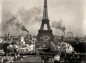 Vista da exposição universal, Paris. 1900