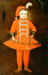 Um Jovem Espadachim (óleo sobre tela)