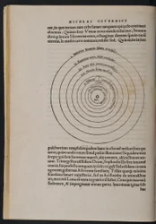 Cz 1,13 f.9v Sobre as Revoluções orbes celestes por Nicholas Copernicus