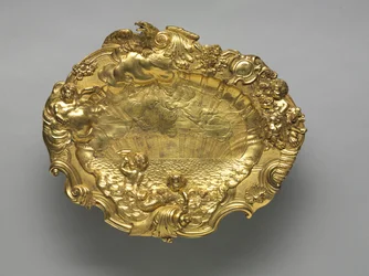 Dish, Inglaterra ou Alemanha, c.1725-1750