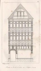 Casa de madeira do século 15, rue Malpalu n ° 90-92