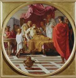 Alexandre o Grande e o médico Filipe (óleo sobre tela)