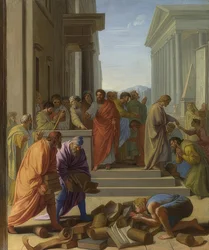 O apóstolo Paulo prega em Éfeso. 1649