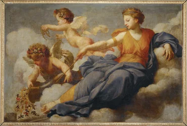 Juno derrama os seus favores sobre Cartago (pintura sobre tela)