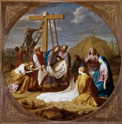 A deposição de Cristo (óleo sobre tela, cerca de 1651)