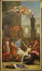 O martírio de São Lourenço (pintura sobre tela)