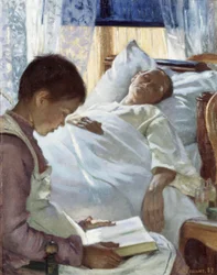 Reflexo em azul, 1887