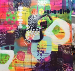 Formas abstratas vibrantes