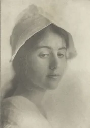 Um chefe de estudo, c. 1899.