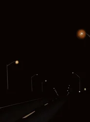 Conduzir na estrada à noite #2 Brooklyn (arte digital)