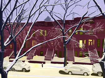 Primeira neve, primeira luz, 2025 (arte digital)