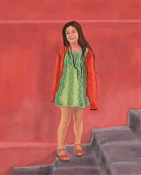 Rapariga em São Miguel (arte digital)