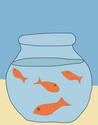 Goldfish In Bowl, 2015 (desenhado à mão num iPad com um lápis Apple)