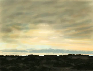 Praia do cisne, dunas e céu