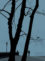 Entrada da Terceira Avenida, Prospect Park (arte digital)