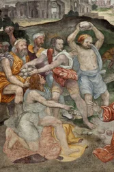 Afresco do Apedrejamento de Santo Estêvão, c.1550 (fresco)