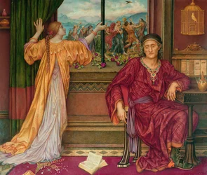 A gaiola dourada, entre 1900 e 1919. Watts Gallery