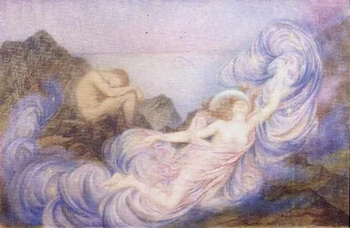 Crepúsculo (óleo sobre tela)