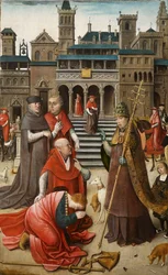 Cena da vida de São Roque, 1517.
