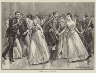 Um baile de Ano Novo, a cadeia feminina