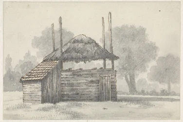 Hooischelf em Zoelmond, no Betuwe