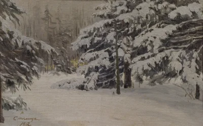 Inverno nas ilhas de São Petersburgo, 1912
