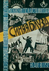 Cartaz para a blusa azul do teatro, 1926