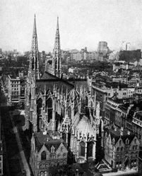Catedral de St Patricks, cidade de Nova York, EUA, c1930s