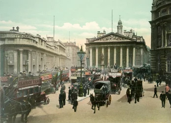 Royal Exchange e Banco da Inglaterra, c1900s.