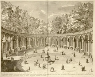 The Colonnade, Versailles, c.1715 (gravura)