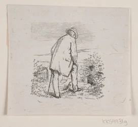 Ilustração para "As últimas horas", poema de H. J. Greensteen