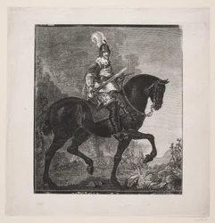 Karel van Mander: Christian IV a cavalo