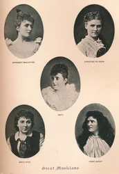 Grandes Músicos - Placa XII, c1890, 1895