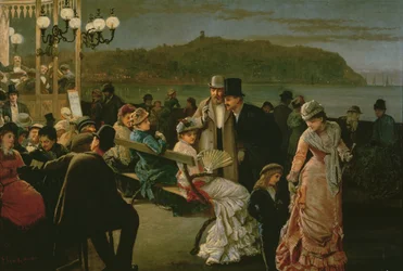 Scarborough: Spa à noite, c.1879