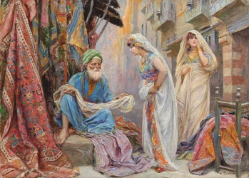 Escolha da seda (óleo sobre tela)