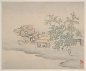 Paisagens, datada de 1646.