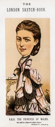 Alexandra da Dinamarca, princesa de Gales, 1874.