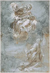 O Milagre do Cinto Sagrado (frente), c. 1600-1610