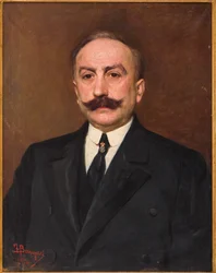 Retrato de um homem, de Federico Bernagozzi (óleo sobre tela)